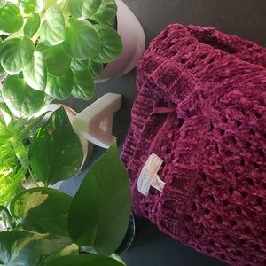 Cupio Magenta Knit Sweater